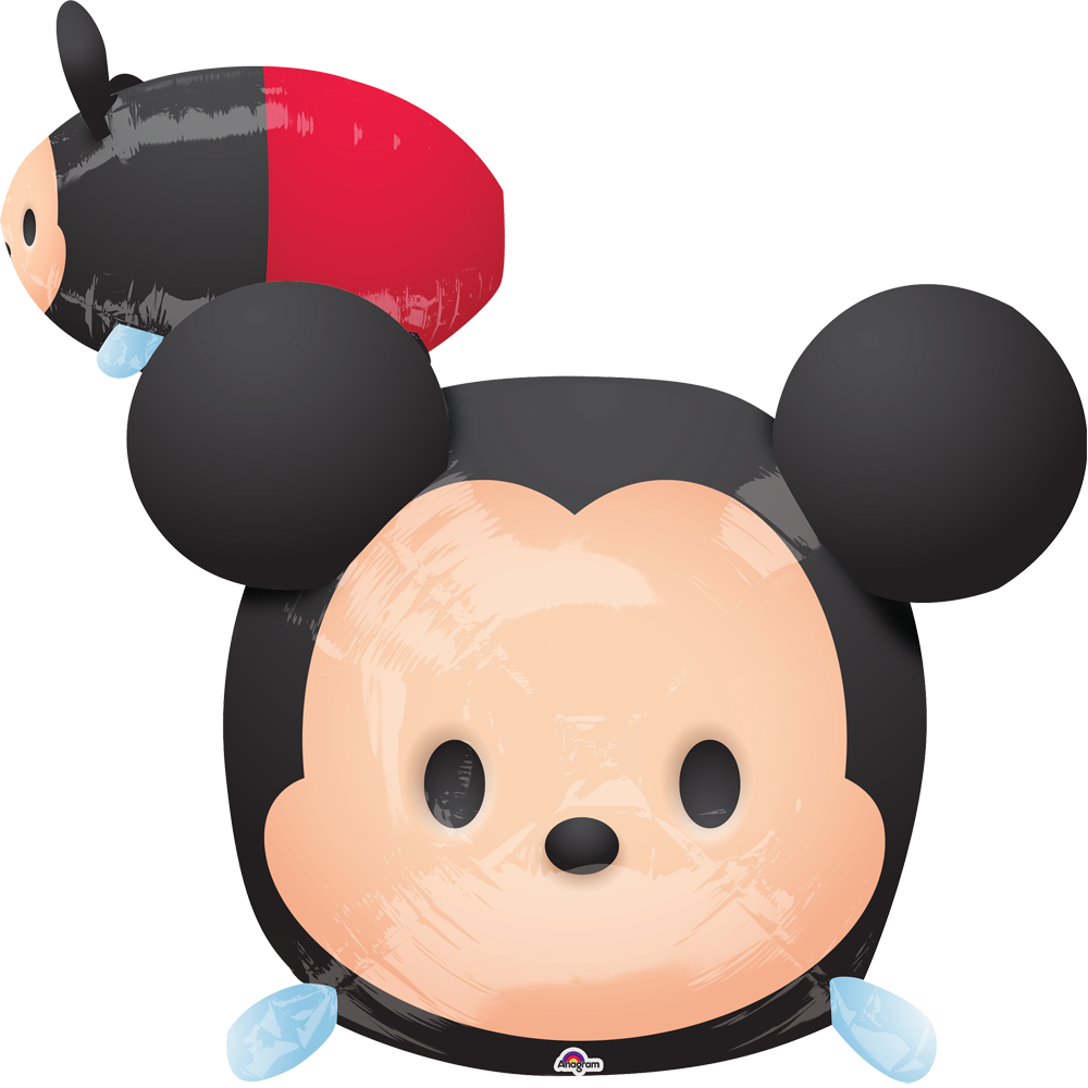 Tsum Tsum Mickey Die Cut Foil Stackable Balloon 12in x 19in / 31cm x 49cm