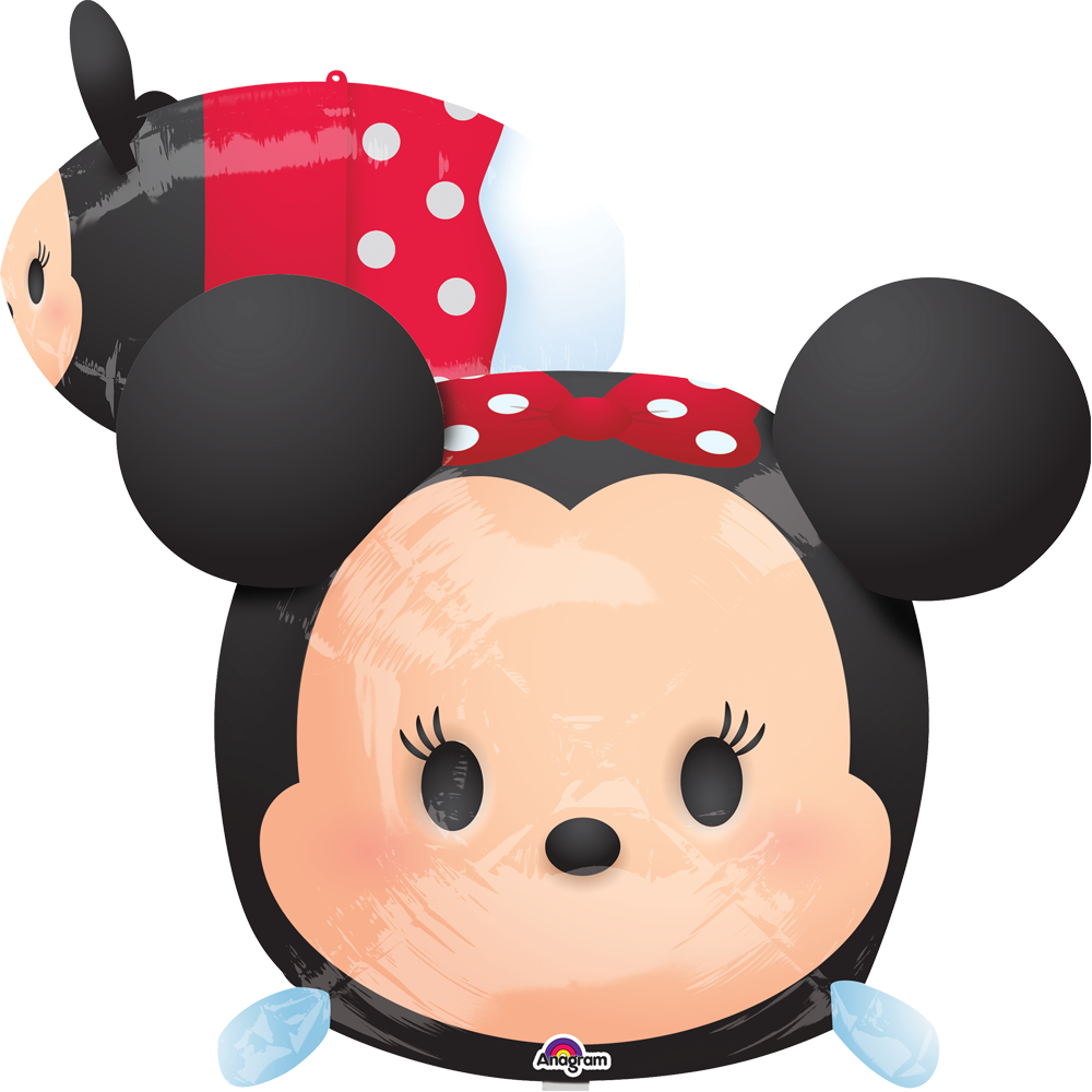 Tsum Tsum Minnie Die Cut Foil Stackable Balloon 12in x 19in / 31cm x 49cm